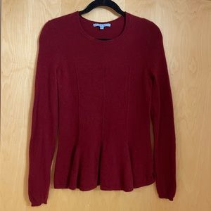 Burgundy Antonio Melani Holiday Cashmere Sweater